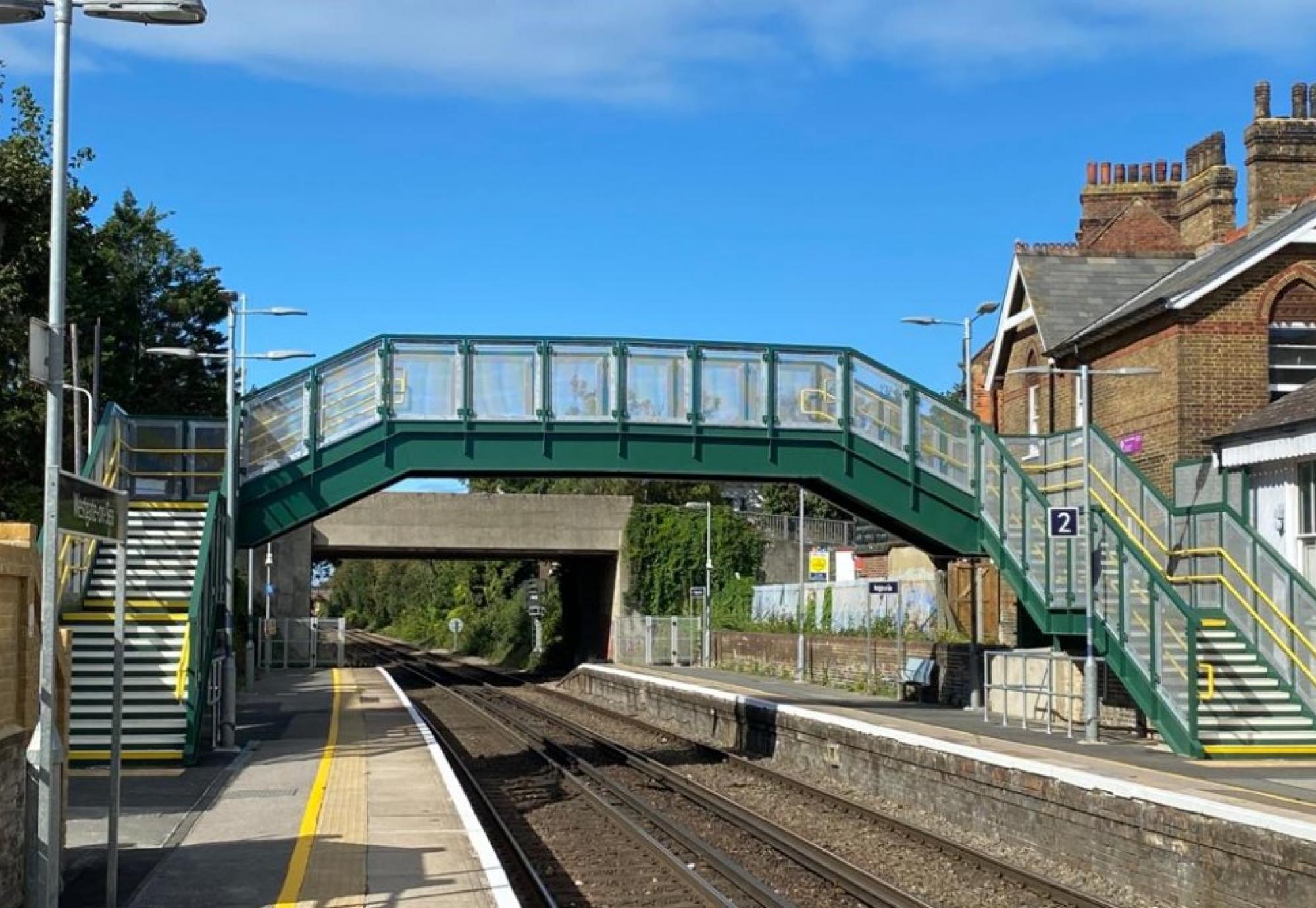 £800k new footbridge delivered by Network Rail Rail News